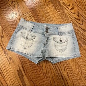 Vintage Y2K Bongo Micro Shorts Denim Shorts Size Small low rise